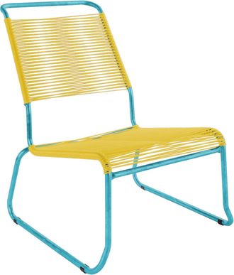 Schubiger M&ouml;bel Spaghetti-Kufen-Lounger-Hochlehner S&auml;ntis