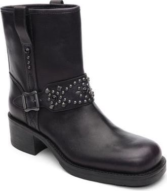 Ash Tequila Moto Bootie in Black at Nordstrom, Size 10Us