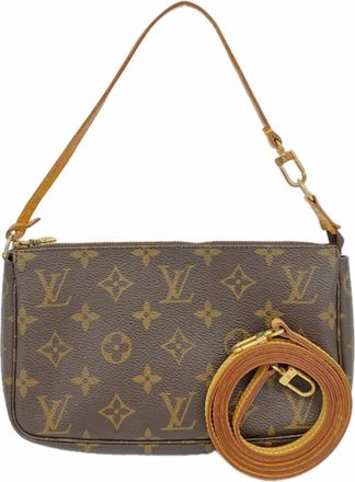 Louis Vuitton Brown Pouch (Pre-Owned)