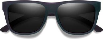 Smith Lowdown 2 55mm ChromaPop Polarized Sunglasses in Fathom /Black at Nordstrom
