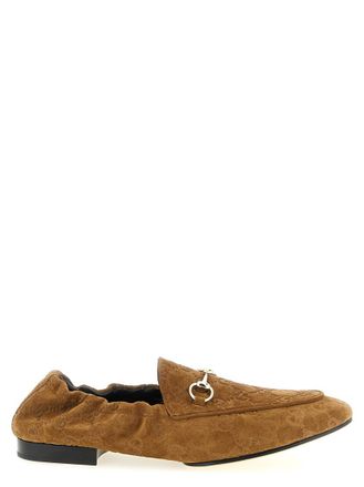 Gucci Brown Suede Loafers