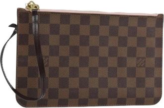 Louis Vuitton Pre-owned Clutches, female, Brown, Size: ONE SIZE Pre-owned Canvas Clutch