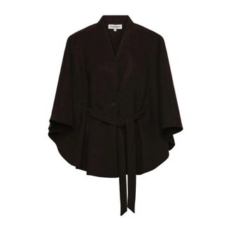 &Co Woman Camille Jas - Dames - Mantels - Bruin - Maat: Xl/2Xl Wol