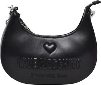 Love Moschino Tassen, Dames, Zwart, ONE Size, Mezzaluna Mini