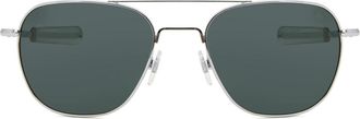 American Optical Original Pilot 2GYG Mens Sunglasses Silver Size 55