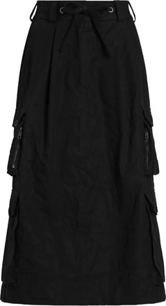 Dolce & Gabbana drawstring cargo midi skirt - women - Cotton - 36 - Black