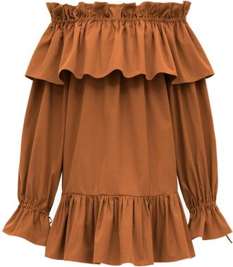 Saint Laurent Mujer, Vestidos, Marrón, Talla: S