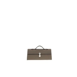 Savette Top Handle Satchel Tas - Dames - Tassen - Bruin - Maat: ONE Size Zijde