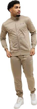 Emporio Armani 7M001320 Trainingspak - Heren - Trainingspakken - Beige - S - Polyester - Fitness