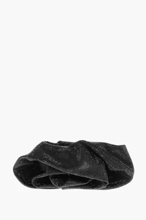 Burberry Leather Clutch ROSE with All-Over Crystals Burberry