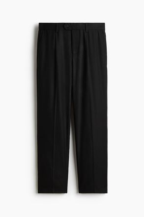 H&M Tapered Hose in Regular Fit - Schwarz