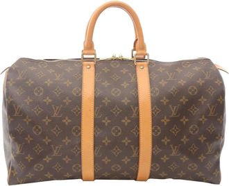 Louis Vuitton Borsa da viaggio Keepall 45 con monogramma 2003 - Marrone