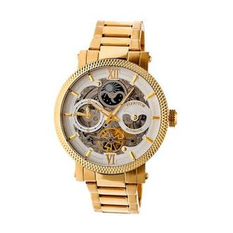 Heritor Aries Skeleton Dial Bracelet Watch in Gold/silver at Nordstrom