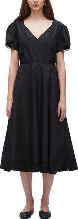 3.1 Phillip Lim Soft Tulip Sleeve V-Neck Dress