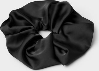 Simons Womens Large satin coloured scrunchie