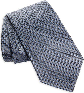 Ermenegildo Zegna Cento Fili Silk Jacquard Tie in Lightblue at Nordstrom