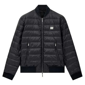 Emporio Armani Donsjack Bomber - Heren - Jassen - Zwart - Maat: XL Zijde