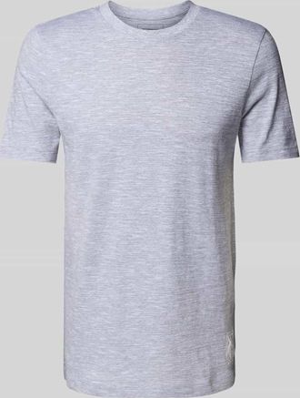 Tom Tailor Denim Regular Fit T-Shirt aus reiner Baumwolle in Hellgrau, Gr&ouml;&szlig;e XXL