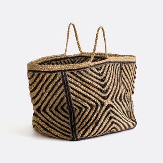 La Redoute Interieurs Mand in gevlochten jute, Jutlo