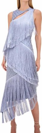 Alexis Costa Sleeveless Dress In Blue