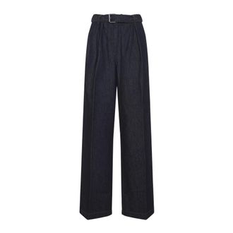 Dries Van Noten Wide Jeans, female, Blue, Size: XS Peaches Jeans