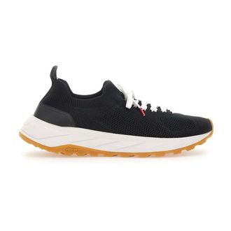 Kiton Sneakers, male, Black, Size: 7 US Fits Sneakers
