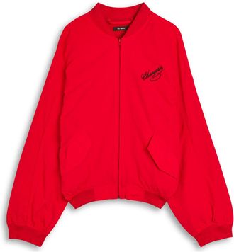 Willy Chavarria Logo-embroidered Shell Bomber Jacket - Red - S