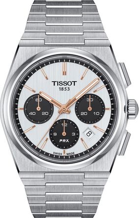 Tissot PRX Chronograph Bracelet Watch, 42mm in Grey at Nordstrom