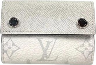 Louis Vuitton Pre-owned Tri-fold Portemonnee - Dames - Vintage Accessoires - Wit - ONE Size - Leer - Vintage