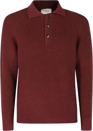 Circolo 1901 Polo de Lana - Tops - Hombre - Rojo - XL