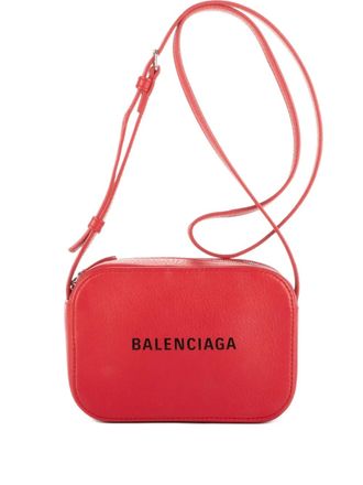 Balenciaga Borsa a tracolla con stampa - Rosso