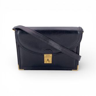 Gucci Pre-owned Womens Vintage Leather Shoulder Bag - Black - One Size