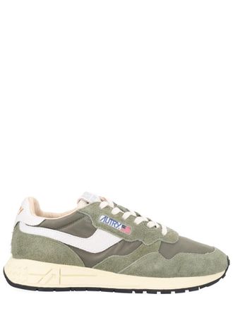 Autry Reelwind Low Suede-Blend Low-Top Sneakers