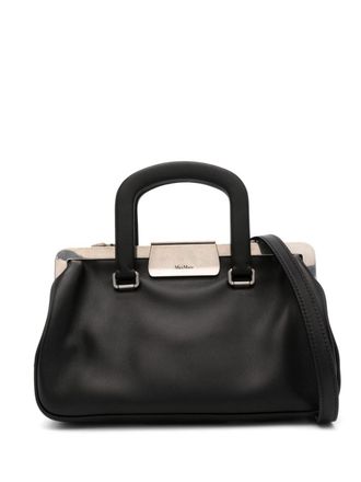 Max Mara small leather tote bag - women - Goat Skin/Calf Leather - OS - Black