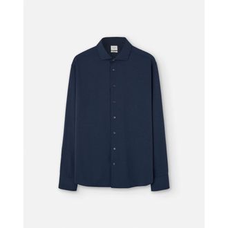 Traiano Heren, Overhemden, Blauw, Maat: XL Polyamide