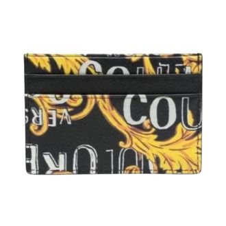 Versace Jeans Couture Credit Card Holder - male - Versace Jeans Couture - Wallets & Cardholders - Black - ONE SIZE - Accessories