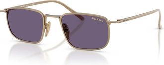 Prada Prd 52S Zonnebril - unisex - Zonnebrillen - Geel - 49 MM - Accessoires