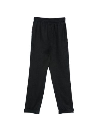 Emporio Armani Womens Linen Trousers