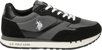 U.S.Polo Association Sneakers Basses - Heren - Sneakers - Zwart - 45 EU - Schoenen