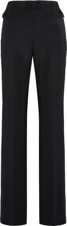 Pantaloni Torino Womens Virgin Wool Trousers Black Trouser Suits