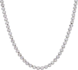 Adina Eden CZ Bezel Tennis Necklace