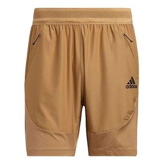 adidas Logo Training Sports Shorts Yellow GM0341