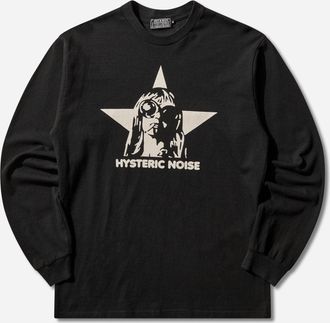 Hysteric Glamour Men s Hysteric Noise Longsleeve T-Shirt Black