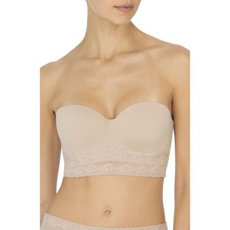 Natori Bliss Perfection Longline Strapless Bra in Cafe at Nordstrom, Size 36Ddd
