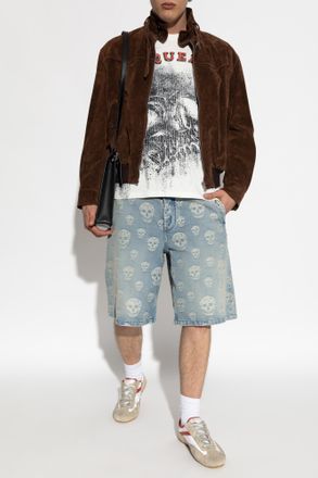 Alexander McQueen T-shirt With Print, Mens, White