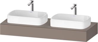 Duravit Consola Duravit Qatego, 1400x550x170mm, Con Dos Recortes