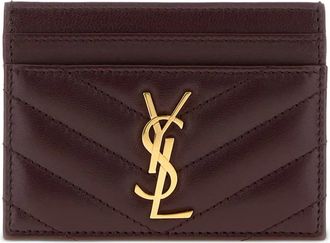 Saint Laurent Pasjeshouder met Cassandre-plakkaat - Rood