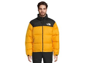The North Face 1996 Retro Nuptse Jacket Mens Coat Summit Gold/TNF Black-R : 2XL, Down/Nylon