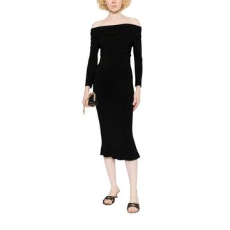 Norma Kamali Kleedjes Zwart - Dames - Casual kleedjes - Zwart - M - Polyester - Kleedjes