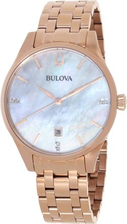 Bulova Classic White Dial Ladies Watch 97P152